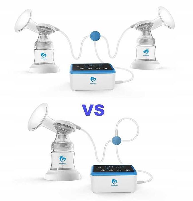 Bellababy przenośny Elektryczny Podwójny laktator z ekranem LCD 7342