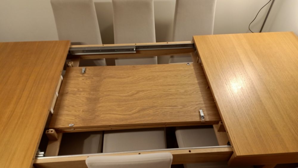 Stół rozkładany + krzesła zestaw