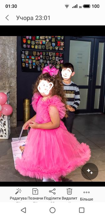 Сукня (плаття)  на дівчинку