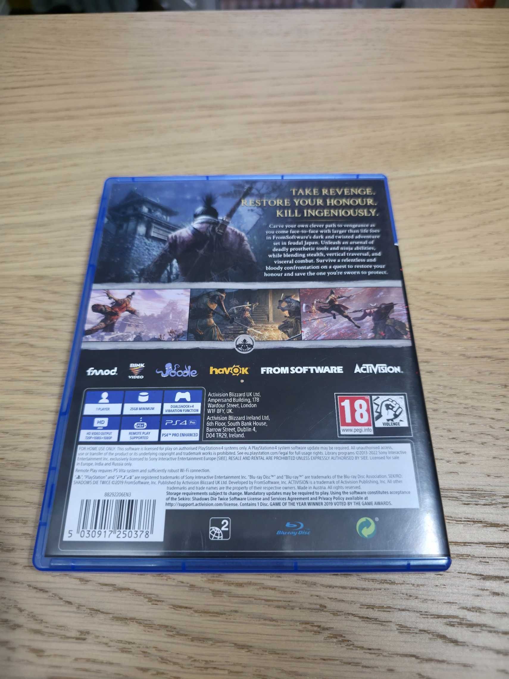 Sekiro - Shadows Die Twice (Versão GOTY) - PS4