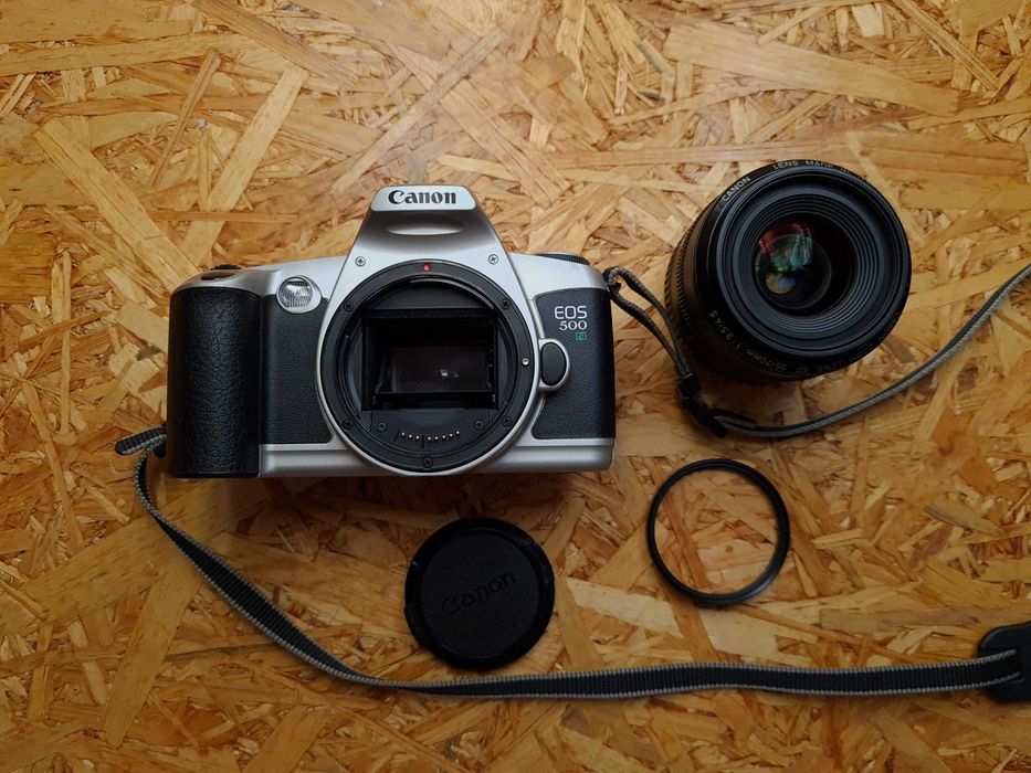 Canon eos 500n + Canon EF 35-70mm 1:3.5-4.5 super aparat GWARANCJA