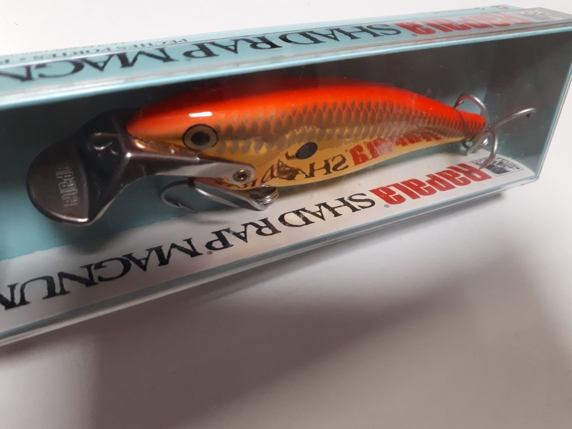 Rapala Wobler Shad Rap Magnum 12cm 40g Chrome Gold kolekcjonerski