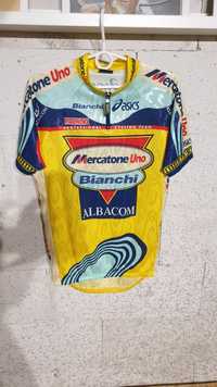 Koszulka kolarska na rower Mercatone Uno Asics Marco Pantani Giro