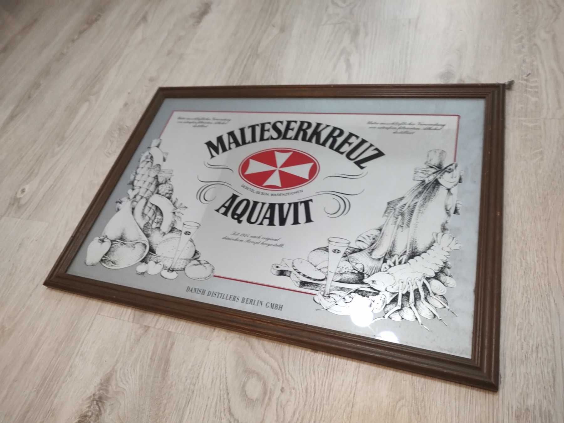 Malteserkreuz Aquavit Obraz szyld na lustrze