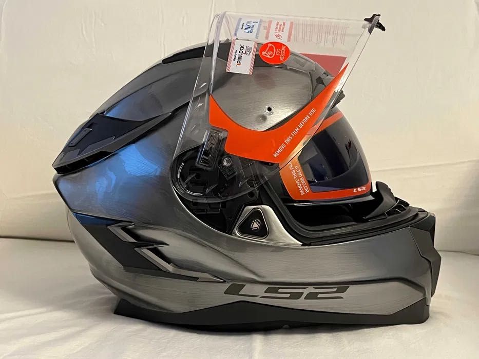 Capacete NOVO LS2 Challenger Titanio.Carbono/Kevlar.Desconto.Tm XS-S-L