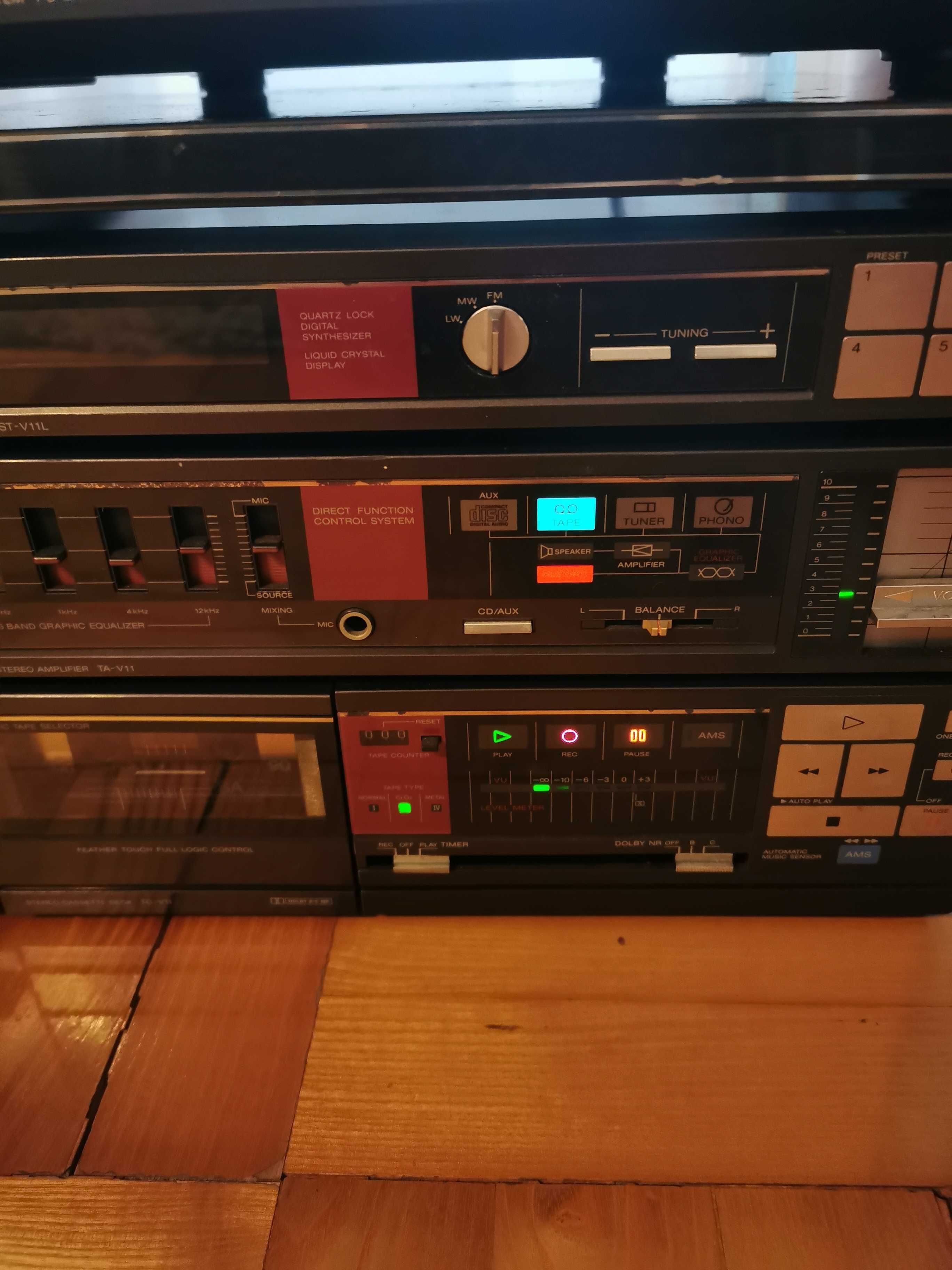 WieŻa Sony TC-V11, TA-V11, ST-V11, PS-LX330P kolumny SS V11  UNIKAT
