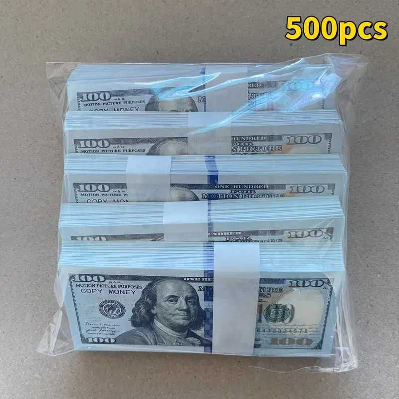 Zabawkowe banknoty $100 –  do filmów i zabawy ( 500 szt.)