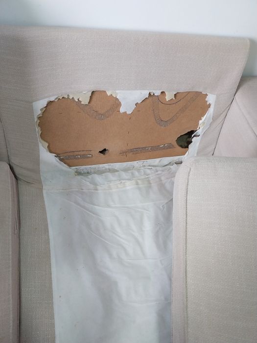 Sofá com chaise longue Ikea