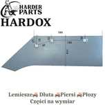 Lemiesz Rumptstad HARDOX 1209/L części do pługa 2X lepsze niż Borowe