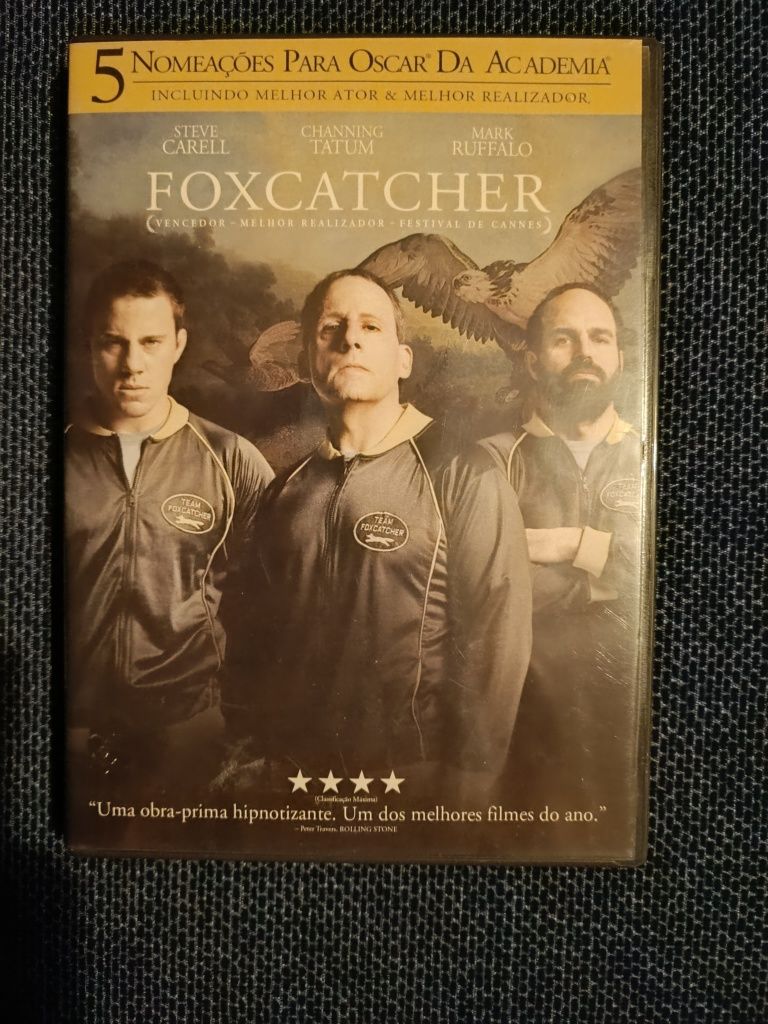 DVD do filme "Foxcatcher" (portes grátis)