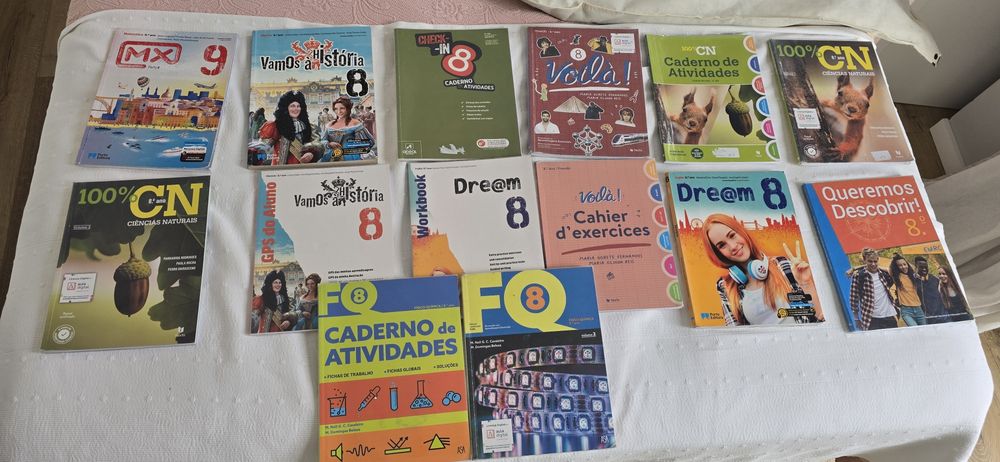 Manuais escolares 8 ano