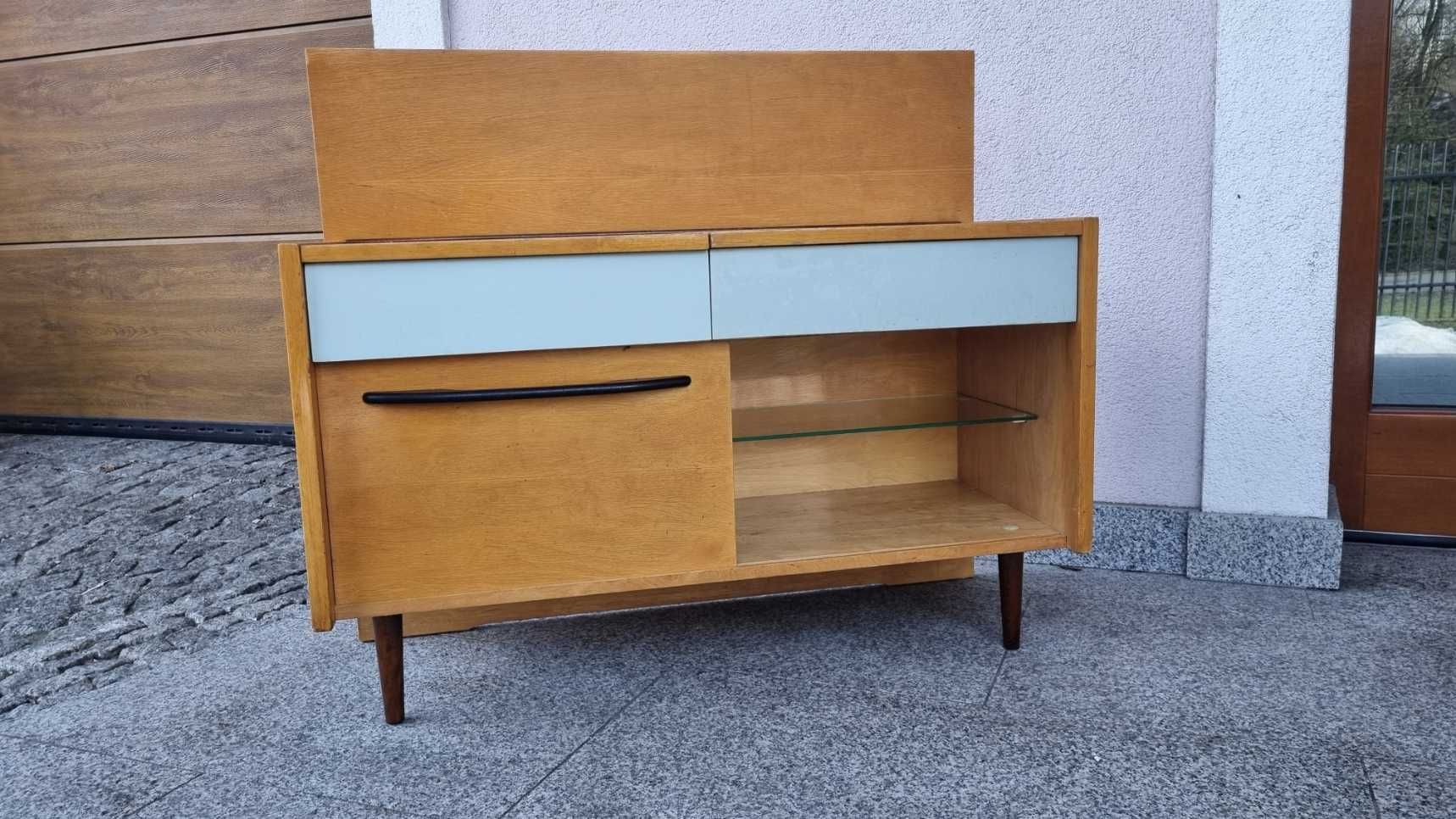 Szafka nocna toaletka Design PRL lata 60 Czechosłowacja UP Zavody