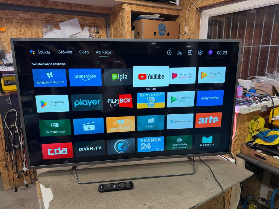 Telewizor TV Android Philips 55PUS73035 Led 4K AmbiLight DVBT2 55 Cali