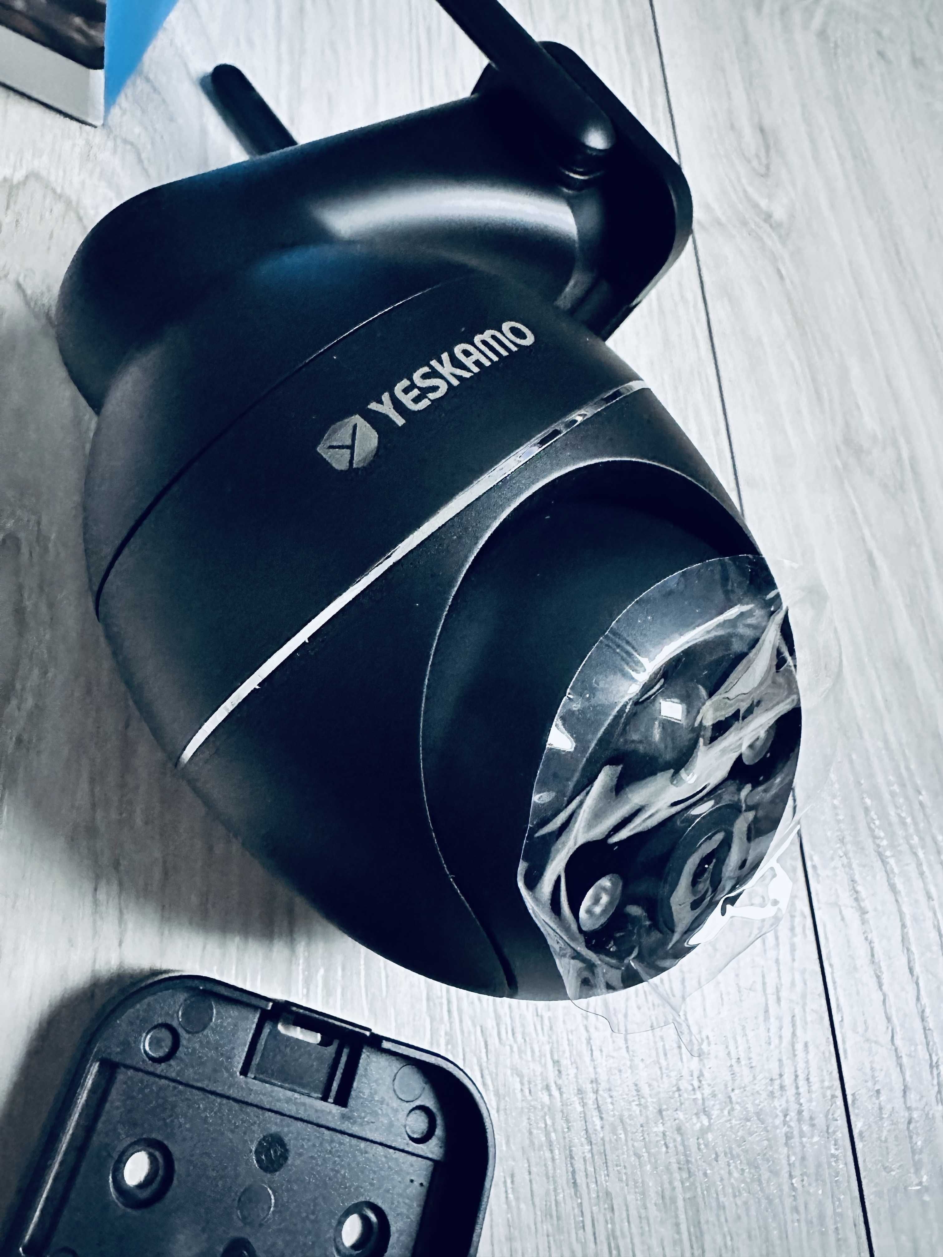 YESKAMO kamera zew. 360 st 2K wifi z panelem solarnym