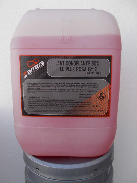 Emers Anticongelante 50% LL Plus Rosa ( 20 Lt )