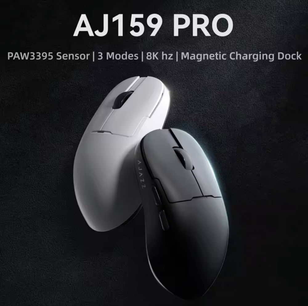 Игровая мышь | мышь ajazz aj159 pro | paw 3395 | 8K hz