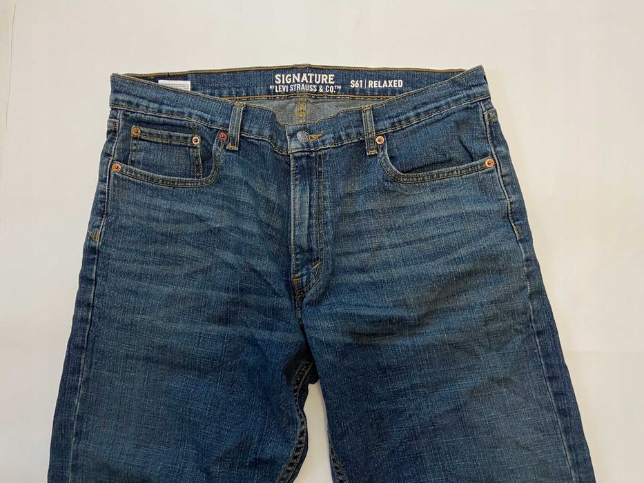 Levis Strauss Signature męskie spodnie jeansy w36 l34