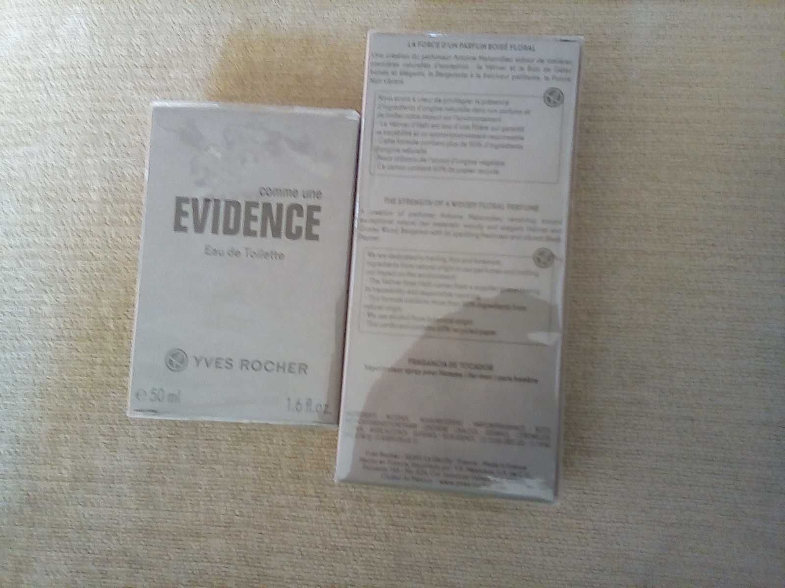 CZytaj. 4x EVIDENCE.Yves Rocher. Perfumy dla mężczyzny.