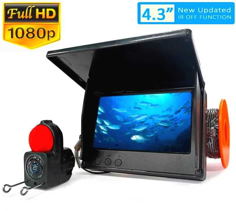 Подводная камера для рыбалки / 4,3" LCD / 15-20м  Кабель. Распродажа!