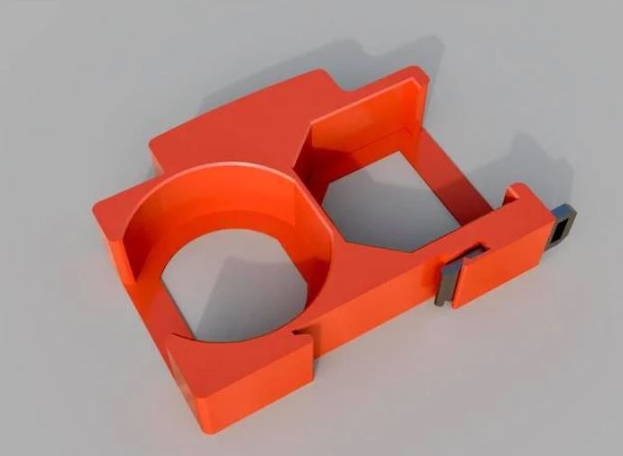 Suporte Shelly 1 / 1 PM e 2.5 / EM duplo DIN rail clip