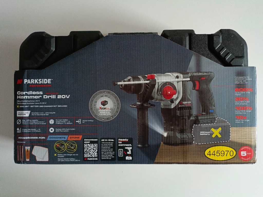 PARKSIDE PERFORMANCE Akumulatorowa młotowiertarka 20 V PKHAP 20-Li D4