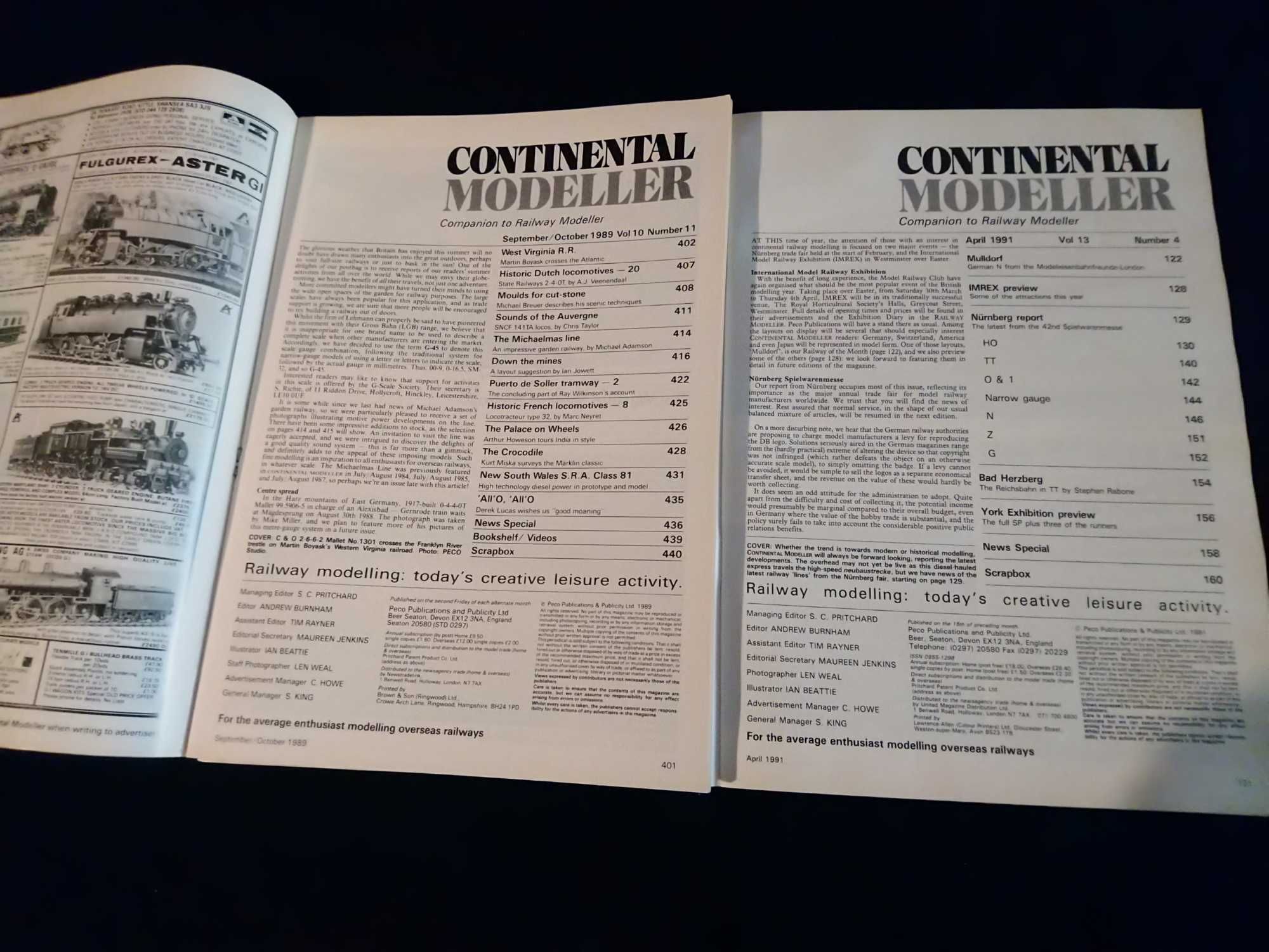 revistas Continental Modeller