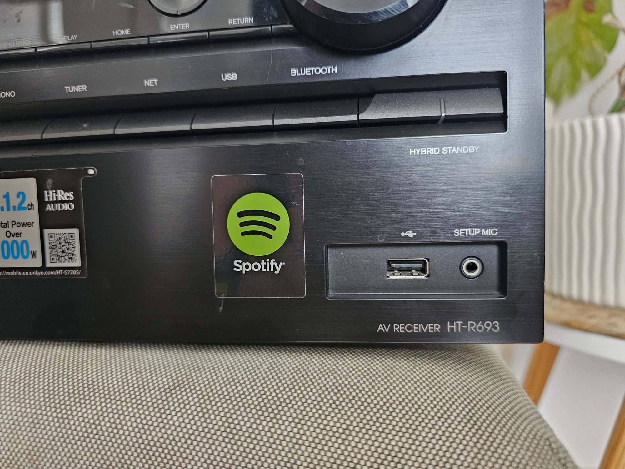 Amplituner ONKYO HT-R693 636 Wzmacniacz Kino domowe ATMOS SPOTIFY