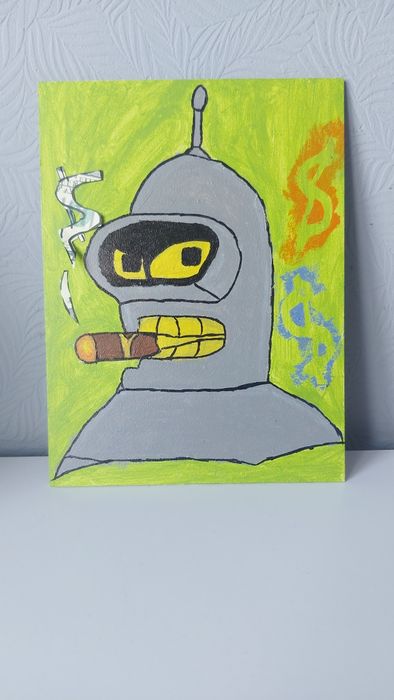 Картина pop art "Бендер"