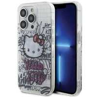 Etui Hello Kitty Iml Kitty On Bricks Graffiti Na Iphone 15 Pro - Białe