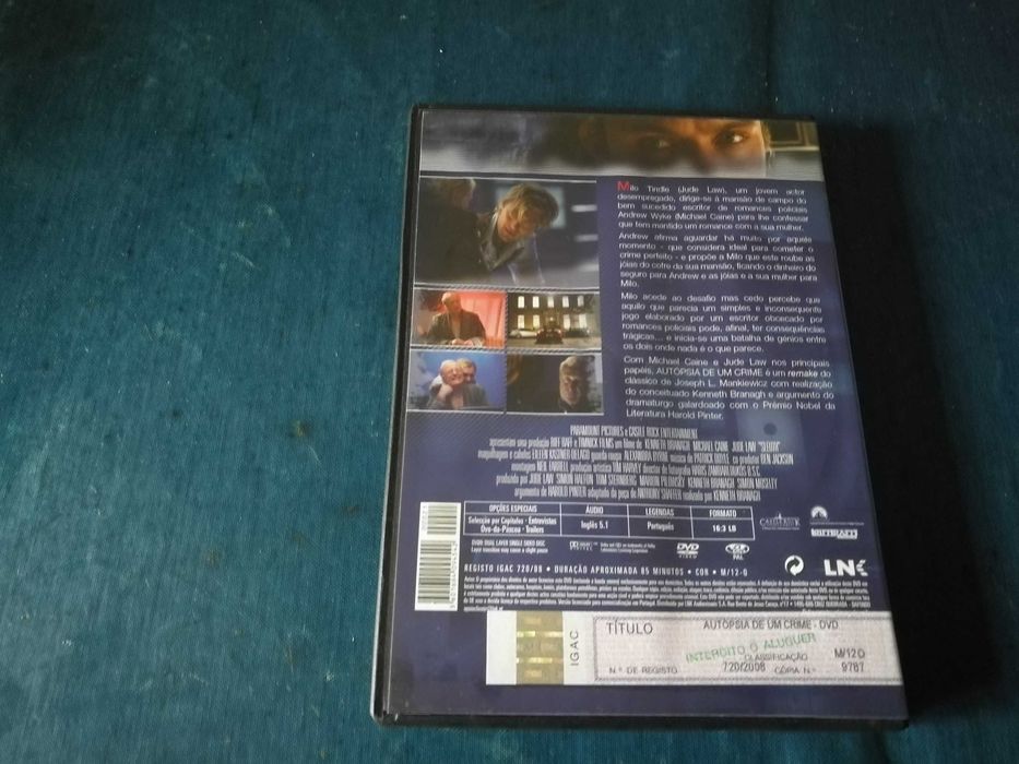 AUTOPSIA DE UM CRIME DVD (legendagem em Português)