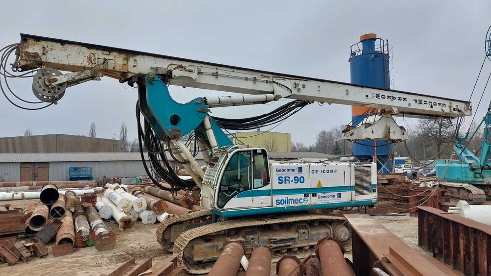 бурова установка, палебійний бур Soilmec, для фундаментів