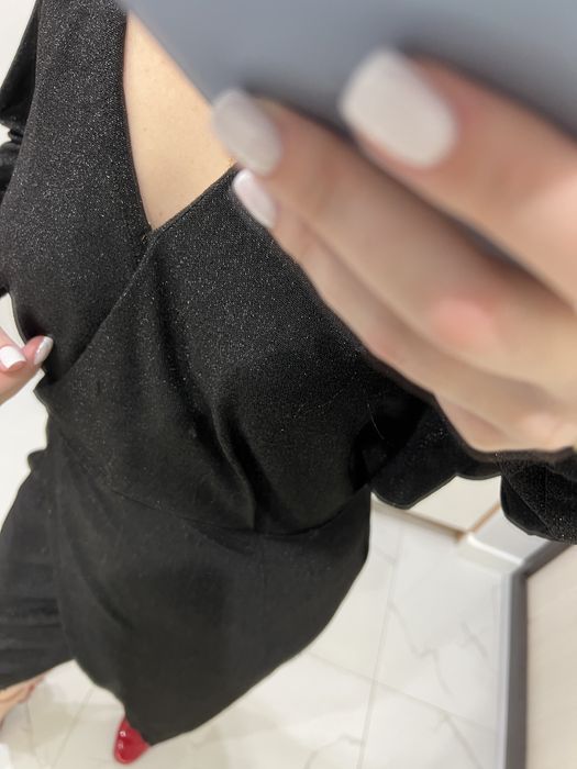 Нарядное люрексовое платье