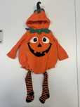 Fato de Halloweeen Abóbora Bebe 6-9 Meses conjunto