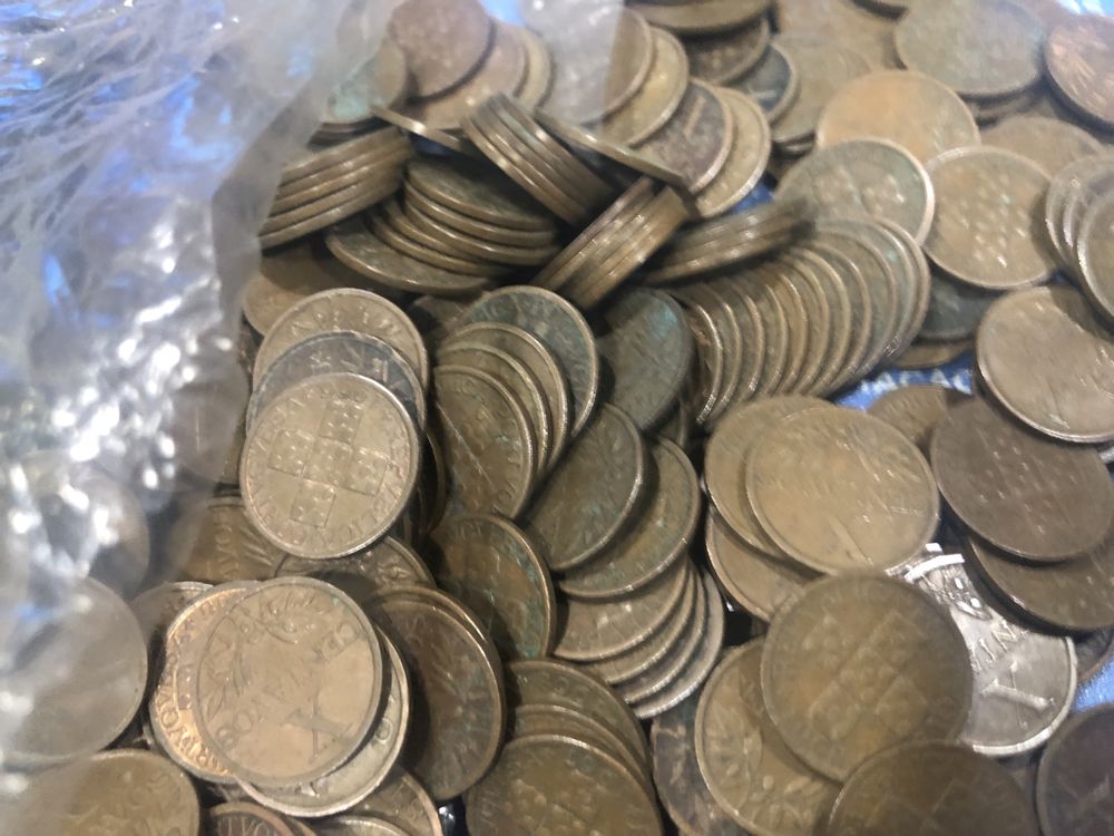 Moedas antigas de x centavos