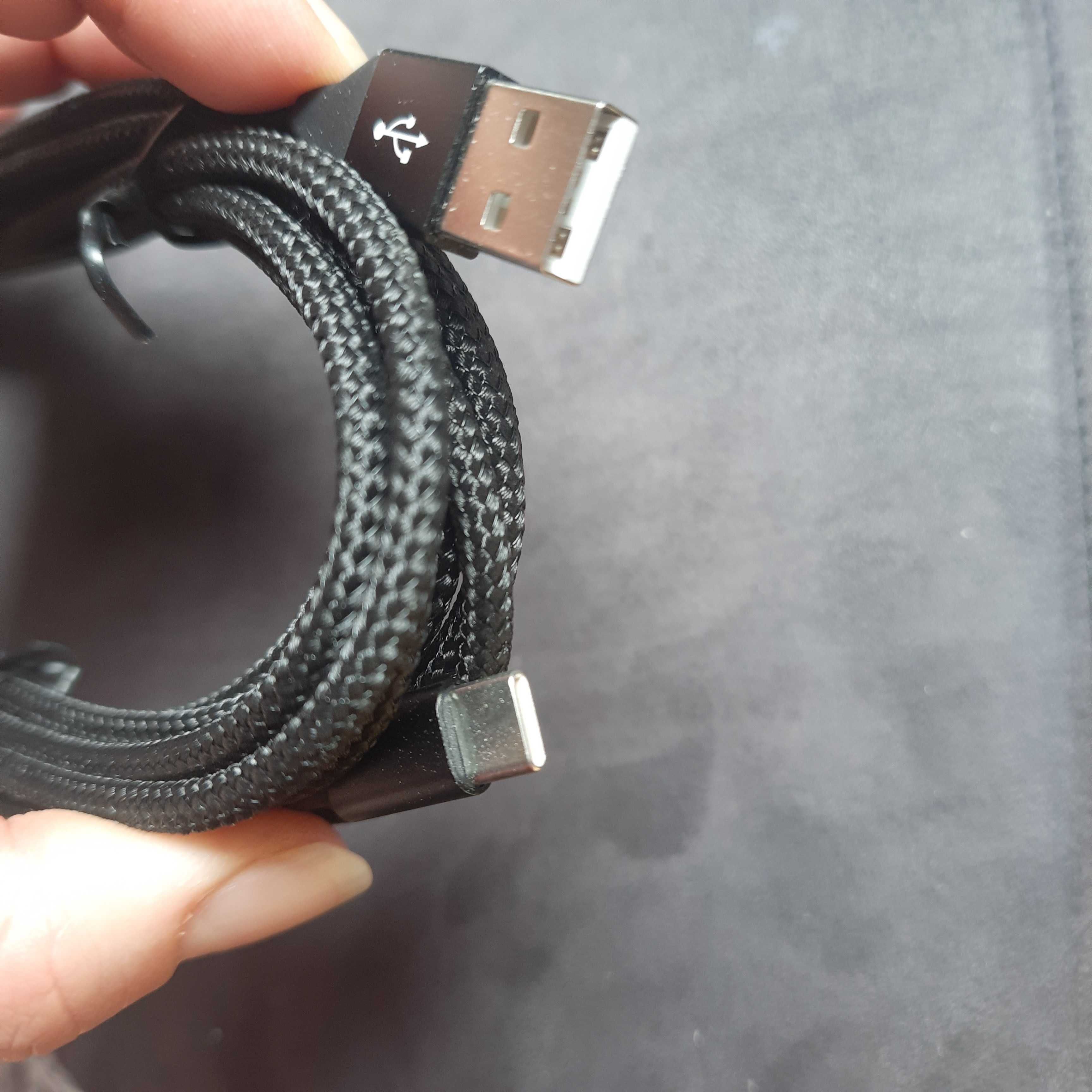 Kabel USB BARDZO DŁUGI USB na USB C nylonowy etguuds 5m 5V