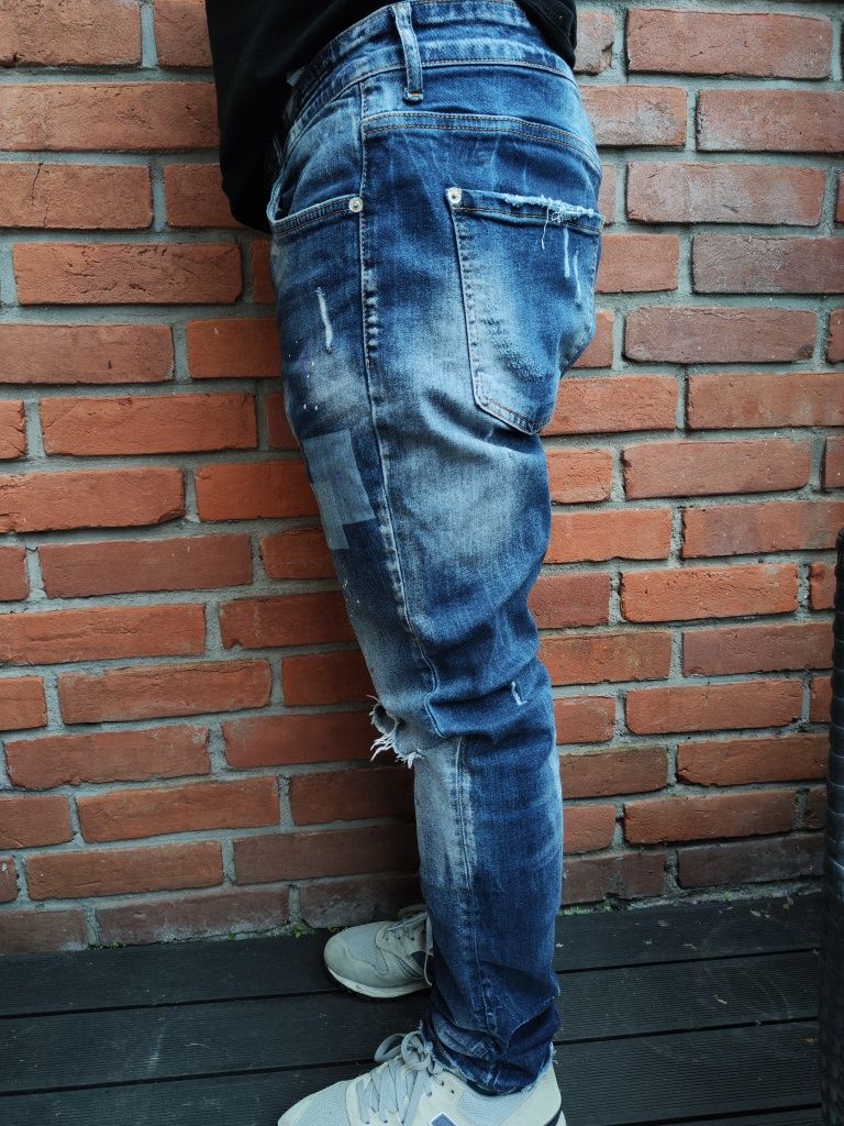 Męskie Spodnie Jeansowe Dsquared 2