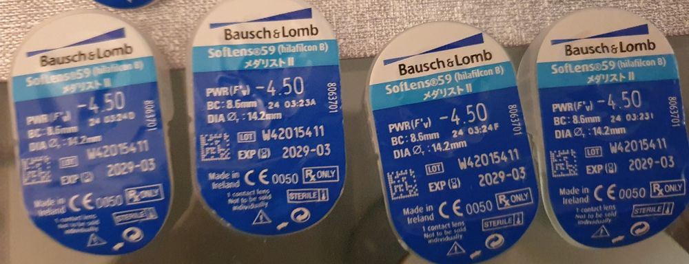 Soczewki kontaktowe Bausch&Lomb -4.5