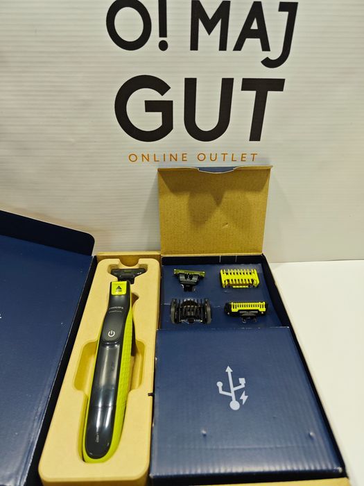 Golarka Philips Oneblade Qp2824/30 3Ostrza + Nasadka 5W1