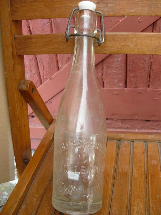 butelka butelki Trzcianka/Schonlanke, przedwojenna, II wojna światowa