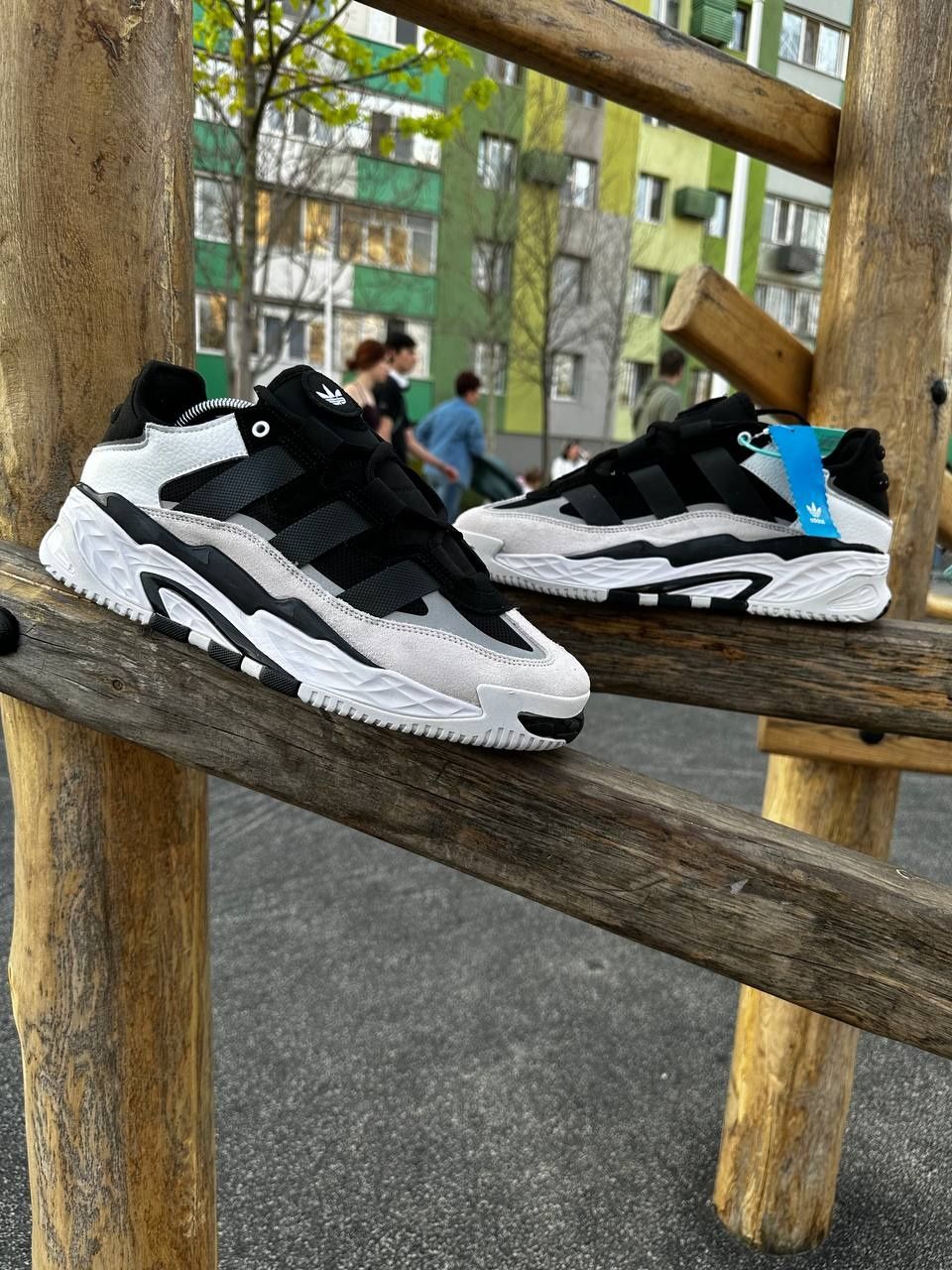 Кросівки Adidas Niteball Black White