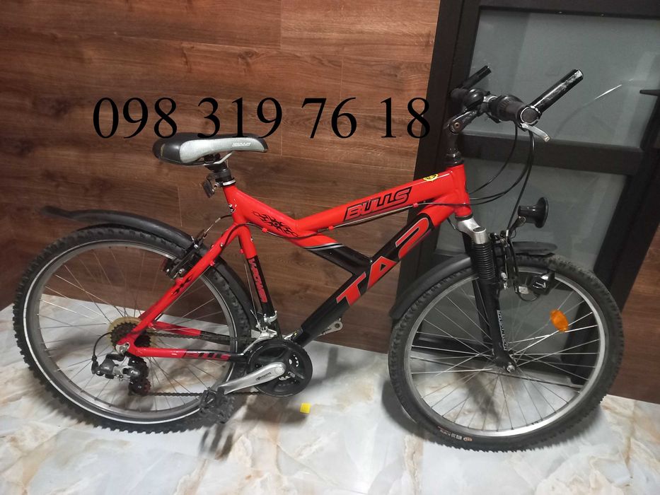 Продам б у велосипед BULLS з Німеччини алюмінієвий на 21 передачу