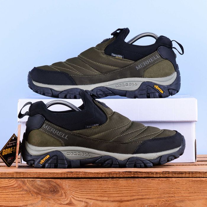 (2125) Термо Зимові Кросівки Черевики Merrell хакі (41-46) мерел