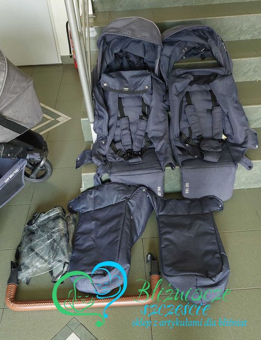 Wózek dla bliźniaków 2w1 KOMIS