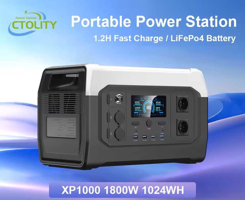 Зарядна станція CTOLITY XP1000 1800W 1024Wh LiFePo4 EcoFlow Bluetti