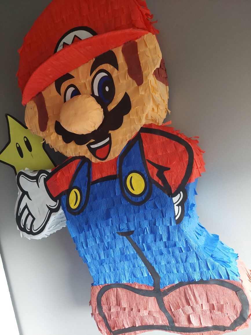 Piniata Mario Bros z kijem
