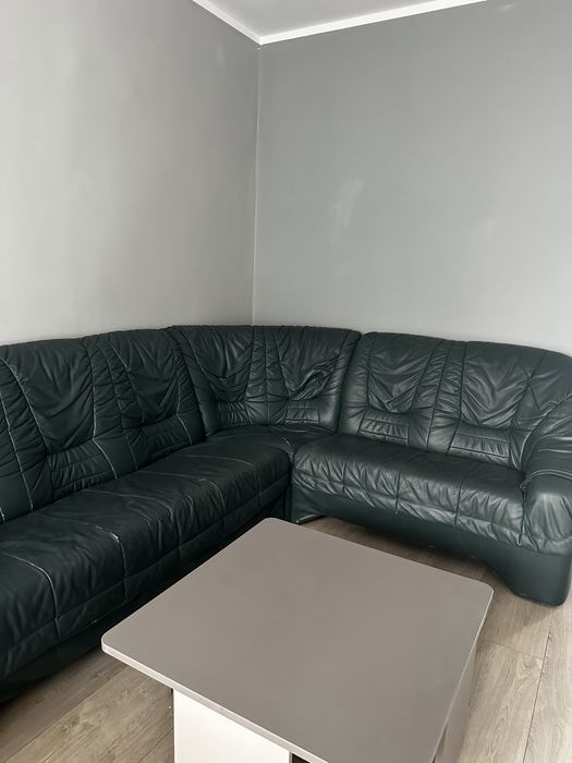 komplet wypoczynkowy skóra