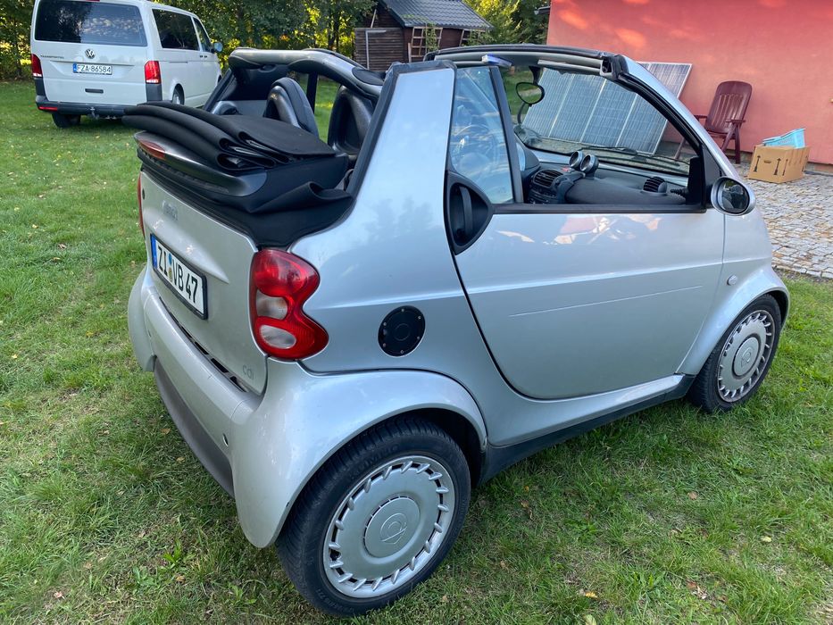 Smart cabrio z nowym dachem