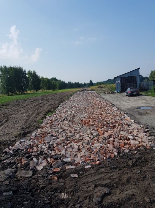 Wykop  Piasek Żwir Pospółka Gruz Kruszywo Ziemia Kopalniak Rozbiórka