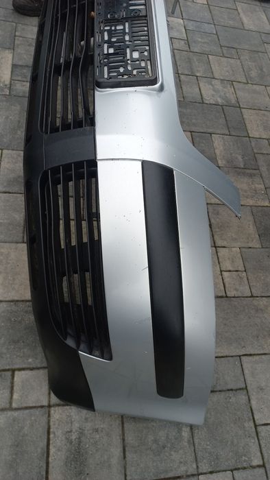 Vw passat b5 lift fl zderzak przód przedni srebrny la7w
