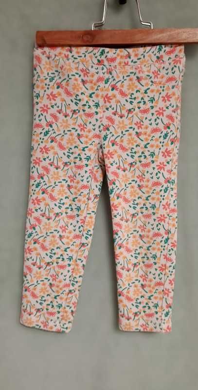 Legginsy Lupilu w kwiaty 86 - 92